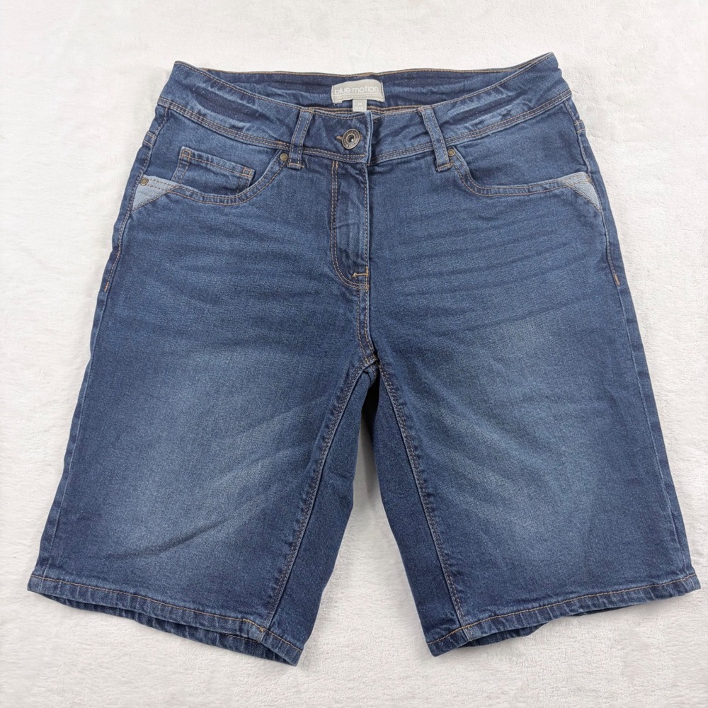 Blue‎ Motion Denim Bermuda Shorts Medium Wash Size 36 IT40